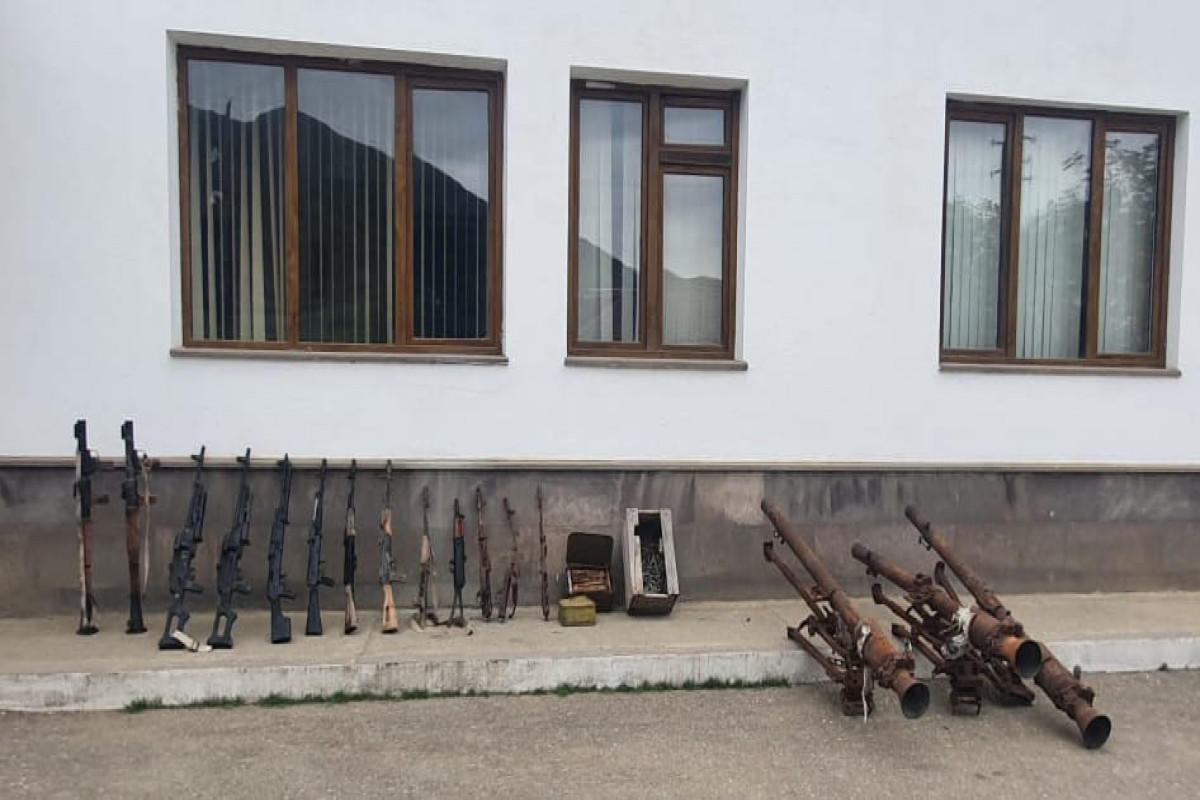 Xocavənddə xeyli sayda silah-sursat aşkar edildi